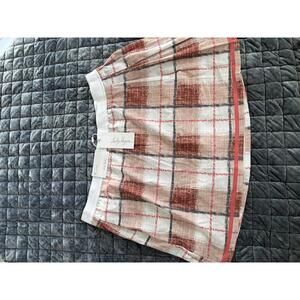 Lady Hagen Women's XXL Side Pleat Skirt - Stylish Plaid Design